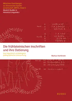 Hartmann |  Die frühlateinischen Inschriften und ihre Datierung | eBook | Sack Fachmedien