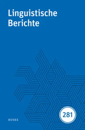 Steinbach / Meister / Grewendorf |  Linguistische Berichte Heft 281 | Buch |  Sack Fachmedien