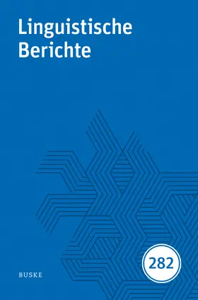 Steinbach / Meister / Grewendorf |  Linguistische Berichte Heft 282 | eBook | Sack Fachmedien