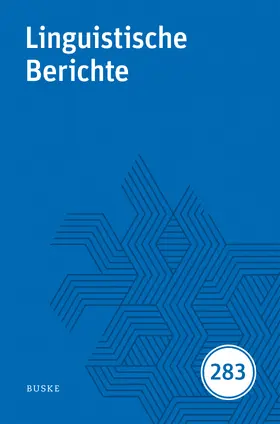 Steinbach / Meister / Grewendorf |  Linguistische Berichte Heft 283 | Buch |  Sack Fachmedien