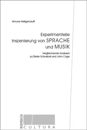 Heilgendorff |  Experimentelle Inszenierung von Sprache und Musik | Buch |  Sack Fachmedien