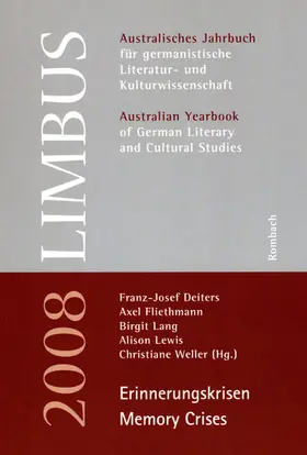 Deiters / Fliethmann / Lang |  Limbus – Australisches Jahrbuch für germanistische Literatur- und Kulturwissenschaft | Buch |  Sack Fachmedien