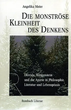 Meier |  Die monströse Kleinheit des Denkens | Buch |  Sack Fachmedien