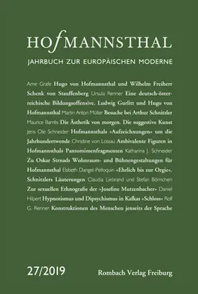 Bergengruen / Honold / Neumann |  Hofmannsthal - Jahrbuch zur Europäischen Moderne | Buch |  Sack Fachmedien