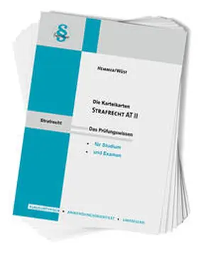 Hemmer / Wüst |  Karteikarten Strafrecht AT II | Buch |  Sack Fachmedien
