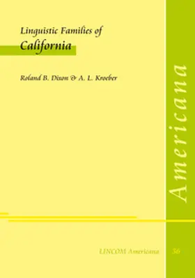 Dixon / Kroeber |  Linguistic Families of California | Buch |  Sack Fachmedien