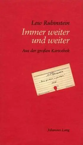 Rubinstein / Hirt / Wonders |  Immer weiter und weiter | Buch |  Sack Fachmedien