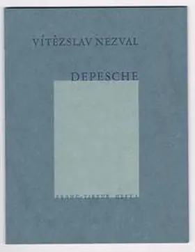 Nezval |  Depesche | Buch |  Sack Fachmedien