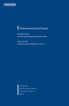  Parlamentarische Poesie | Buch |  Sack Fachmedien