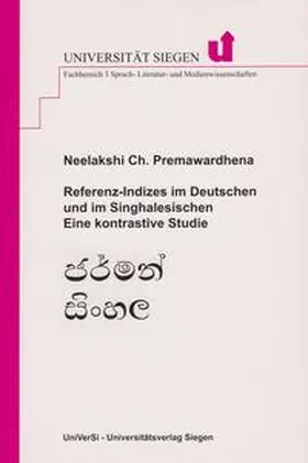 Premawardhena |  Referenz-Indizes im Deutschen und im Singhalesischen | Buch |  Sack Fachmedien