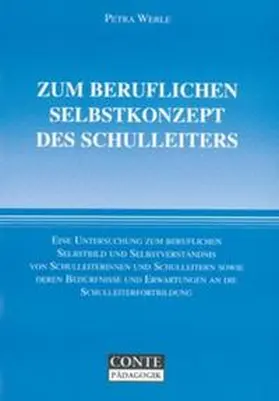 Werle |  Zum beruflichen Selbstkonzept des Schulleiters | Buch |  Sack Fachmedien