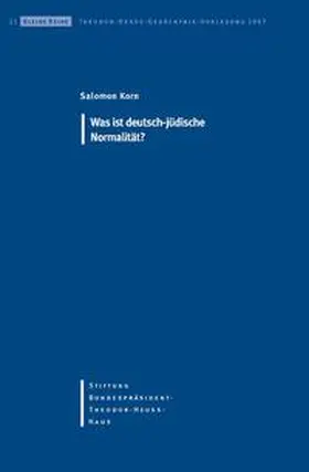 Korn |  Was ist deutsch-jüdische Normalität? | Buch |  Sack Fachmedien