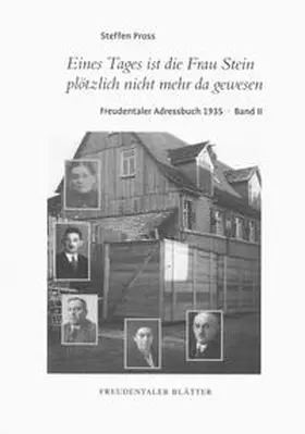 Pross |  Eines Tages ist die Frau Stein plötzlich nicht mehr da gewesen | Buch |  Sack Fachmedien