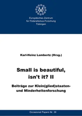 Lambertz |  Small is beautiful, isn't it? II | Buch |  Sack Fachmedien