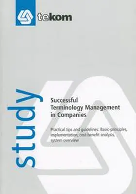 Schmitz / Straub |  Successful Terminology Management in Companies | Buch |  Sack Fachmedien