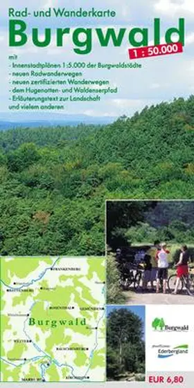 Münzer |  Rad- und Wanderkarte Burgwald 1:50.000 | Sonstiges |  Sack Fachmedien