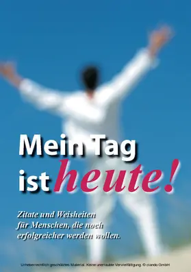 Kling / Seßler / Sessler |  Mein Tag ist heute! | eBook | Sack Fachmedien