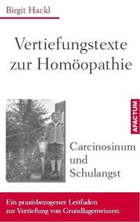 Hackl |  Carcinosinum und Schulangst | Buch |  Sack Fachmedien
