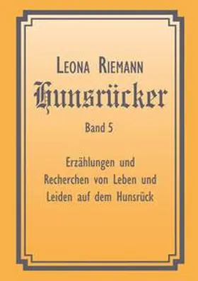 Riemann |  Hunsrücker Band 5 | Buch |  Sack Fachmedien