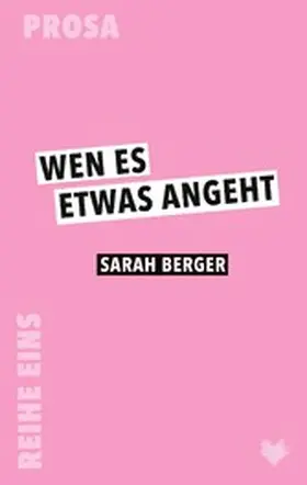 Berger |  Wen es etwas angeht | eBook | Sack Fachmedien