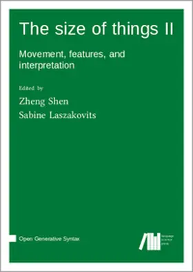 Shen / Laszakovits |  The size of things II | Buch |  Sack Fachmedien