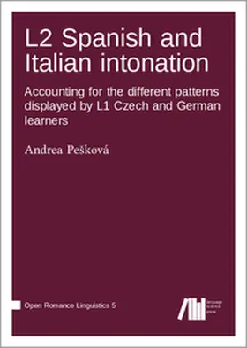 Pešková |  L2 Spanish and Italian intonation | Buch |  Sack Fachmedien