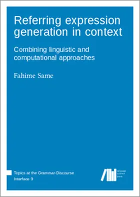Same |  Referring expression generation in context | Buch |  Sack Fachmedien