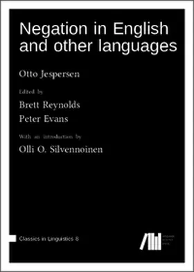 Jespersen / Evans / Reynolds |  Negation in English and other languages | Buch |  Sack Fachmedien
