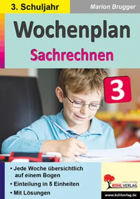 Brugger |  Wochenplan Sachrechnen / Klasse 3 | Buch |  Sack Fachmedien
