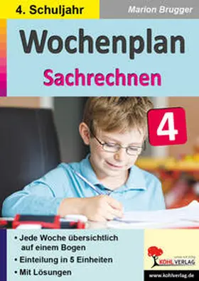 Brugger |  Wochenplan Sachrechnen / Klasse 4 | Buch |  Sack Fachmedien