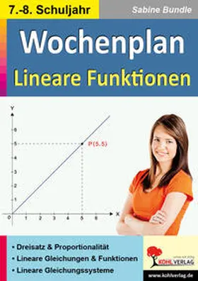 Bundle |  Wochenplan Lineare Funktionen / Klasse 7-8 | Buch |  Sack Fachmedien