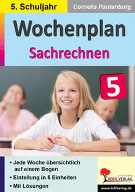 Pantenburg |  Wochenplan Sachrechnen / Klasse 5 | Buch |  Sack Fachmedien