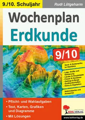 Lütgeharm |  Wochenplan Erdkunde / Klasse 9-10 | Buch |  Sack Fachmedien
