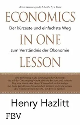Hazlitt |  Economics in one Lesson | eBook | Sack Fachmedien