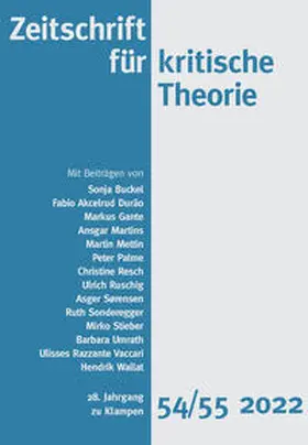 Kramer / Ruschig / Schweppenhäuser |  Zeitschrift für kritische Theorie / Zeitschrift für kritische Theorie, Heft 54/55 | eBook | Sack Fachmedien