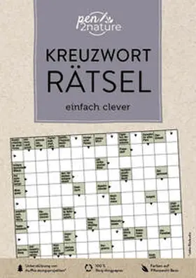 pen2nature |  Kreuzworträtsel einfach clever. Nachhaltiger Kreuzworträtsel-Block | Buch |  Sack Fachmedien