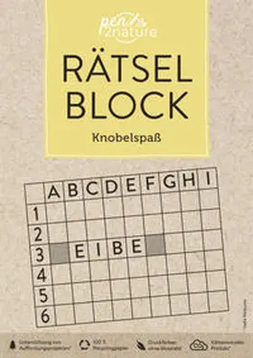 pen2nature |  Rätselblock Knobelspaß. Block mit über 130 kniffligen Rätseln in Farbe | Buch |  Sack Fachmedien