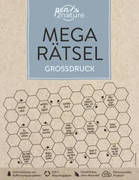 pen2nature |  Mega-Rätsel Großdruck. Bunter Rätselmix in Großschrift | Buch |  Sack Fachmedien