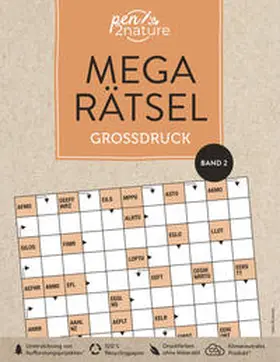 pen2nature |  Mega-Rätsel Großdruck - Band 2 | Bunter Rätselmix in Großschrift | Buch |  Sack Fachmedien