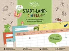 pen2nature |  Stadt-Land-Natur. Bunter Spiele-Block für Kinder ab 8 Jahren und die ganze Familie | Buch |  Sack Fachmedien