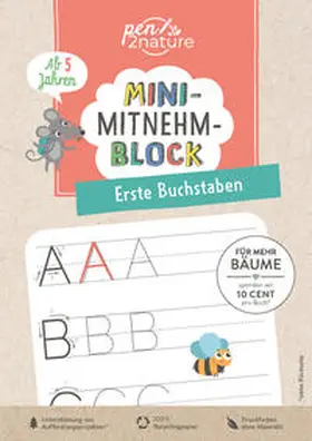 pen2nature |  Mini-Mitnehm-Block Erste Buchstaben | Buch |  Sack Fachmedien