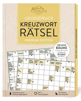 pen2nature |  Großdruck Kreuzworträtsel | Buch |  Sack Fachmedien