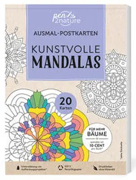 pen2nature |  Ausmal-Postkarten Kunstvolle Mandalas | 20 Karten | Buch |  Sack Fachmedien