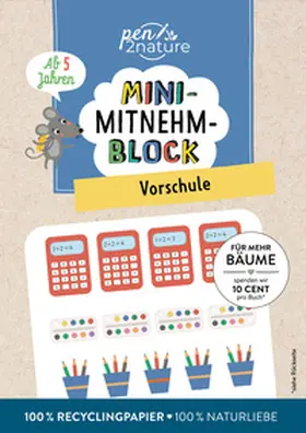 pen2nature |  Mini-Mitnehm-Block Vorschule | Buch |  Sack Fachmedien