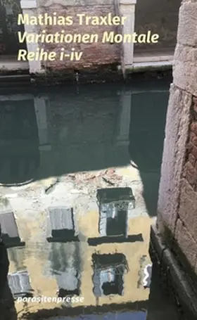 Traxler |  Variationen Montale | Buch |  Sack Fachmedien
