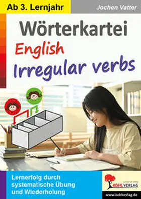 Vatter |  Wörterkartei English Irregular verbs | Buch |  Sack Fachmedien