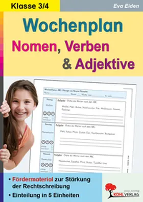 Eiden |  Wochenplan Nomen, Verben & Adjektive | Buch |  Sack Fachmedien