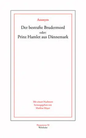 Anonym / Mayer |  Der bestrafte Brudermord | Buch |  Sack Fachmedien