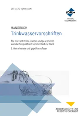 von Essen / Seiferth / Horst |  Handbuch Trinkwasservorschriften | Buch |  Sack Fachmedien