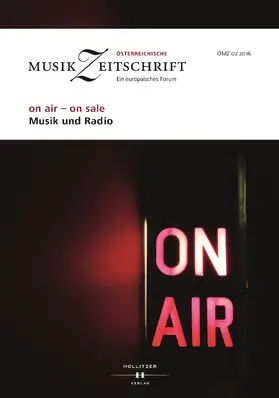 Europäische Musikforschungsvereinigung Wien |  on air - on sale. Musik und Radio | Buch |  Sack Fachmedien